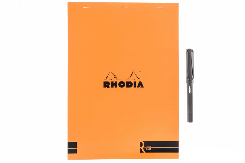 Rhodia No. 18 Premium A4 Notepad - Orange, Blank 2 Rhodia No. 18 Premium A4 Notepad - Orange, Blank - Image 2