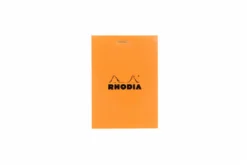 Rhodia No. 11 A7 Notepad - Orange, Graph