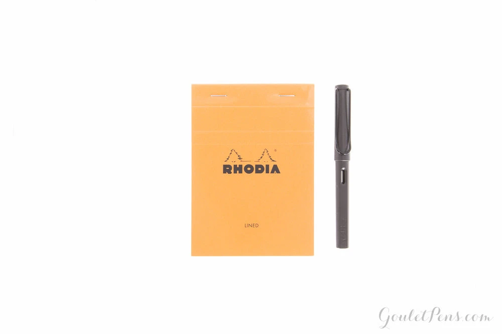 Rhodia No. 13 A6 Notepad - Orange, Lined 2 Rhodia No. 13 A6 Notepad - Orange, Lined - Image 2