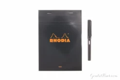 Rhodia No. 16 A5 Notepad - Black, Lined -Office Supplies Shop Rhodia Staplebound Top No16 Black Lined 2 1