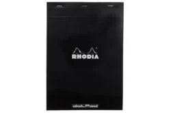 Rhodia No. 18 A4 Notepad - Black, Dot Grid