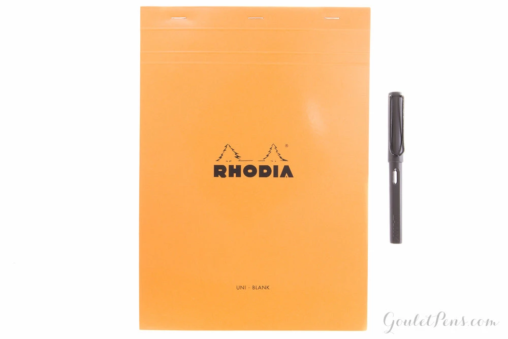 Rhodia No. 18 A4 Notepad - Orange, Blank 3 Rhodia No. 18 A4 Notepad - Orange, Blank - Image 3