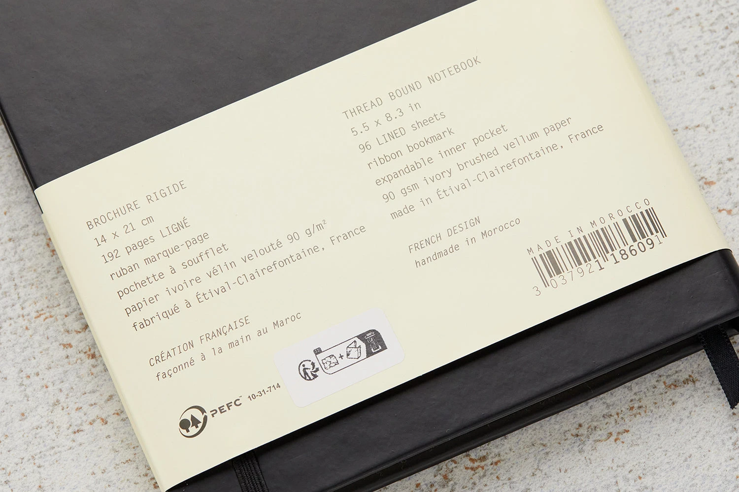 Rhodia A5 Webnotebook - Black, Lined 6 Rhodia A5 Webnotebook - Black, Lined - Image 6