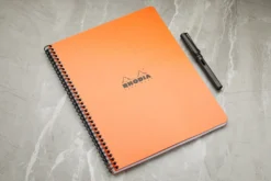 Rhodia Classic Wirebound Notebook - Orange, Lined (8.86 X 11.69) -Office Supplies Shop Rhodia Wirebound Graph Orange 2 56f8a6dc 6fc9 4e6d 9b97 472d31ed294c