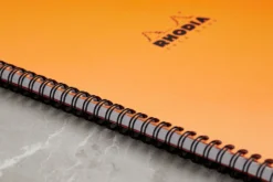 Rhodia Classic Wirebound Notebook - Orange, Lined (8.86 X 11.69) -Office Supplies Shop Rhodia Wirebound Lined Orange 4