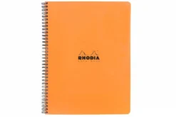 Rhodia Classic Wirebound Notebook - Orange, Lined (8.86 X 11.69)