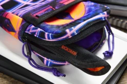 Rickshaw Bagworks 1 Pen Sleeve - Black/Orange -Office Supplies Shop Rickshaw 1PenSleeve BlkOrange 4