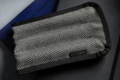 Rickshaw Bagworks 3 Pen Long Coozy - Tweed/Graphite -Office Supplies Shop Rickshaw 3PenSleeve Tweed 2