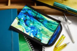 Rickshaw Bagworks 3 Pen Long Coozy - Inky Blue-Green -Office Supplies Shop Rickshaw Bagworks 3PenCoozyCase Inky Bluegreen 1