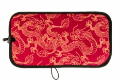 Rickshaw Bagworks Deluxe 6-Pen Roll - Red/Gold Dragon -Office Supplies Shop Rickshaw Bagworks Deluxe6PenRoll RedGoldDragon 3
