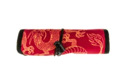 Rickshaw Bagworks Deluxe 6-Pen Roll - Red/Gold Dragon -Office Supplies Shop Rickshaw Bagworks Deluxe6PenRoll RedGoldDragon 4