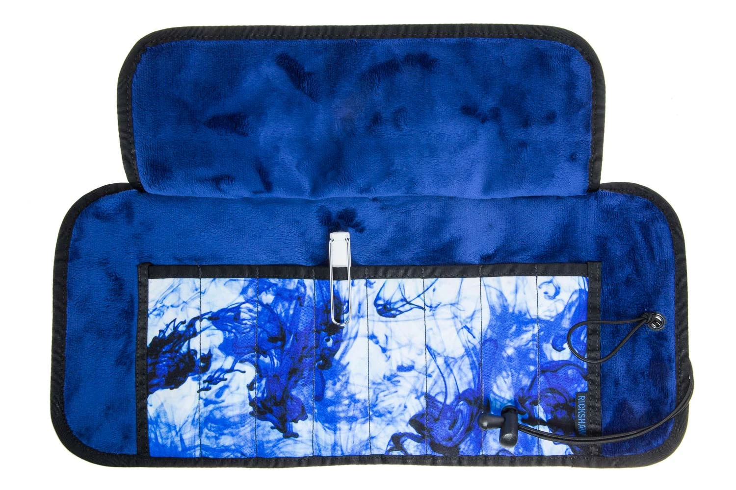 Rickshaw Bagworks Deluxe 8-Pen Roll - Inky Blue 2 Rickshaw Bagworks Deluxe 8-Pen Roll - Inky Blue - Image 2