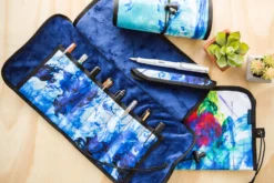 Rickshaw Bagworks Deluxe 8-Pen Roll - Inky Blue 13 Rickshaw Bagworks Deluxe 8-Pen Roll - Inky Blue -Office Supplies Shop Rickshaw Bagworks Deluxe8PenRoll InkyBlue 7