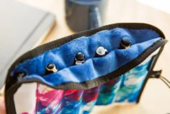 Rickshaw Bagworks Simple 6-Pen Hand Roll - Inky Rainbow -Office Supplies Shop Rickshaw Bagworks Simple6PenRoll InkyRainbow 4