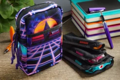 Rickshaw Bagworks Coozy Case - Synthscape 13 Rickshaw Bagworks Coozy Case - Synthscape -Office Supplies Shop Rickshaw CoozyCase Synthscape PenSleeves BlkOrangePinkPeacock 2