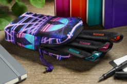 Rickshaw Bagworks Coozy Case - Synthscape 14 Rickshaw Bagworks Coozy Case - Synthscape -Office Supplies Shop Rickshaw CoozyCase Synthscape PenSleeves BlkOrangePinkPeacock 3