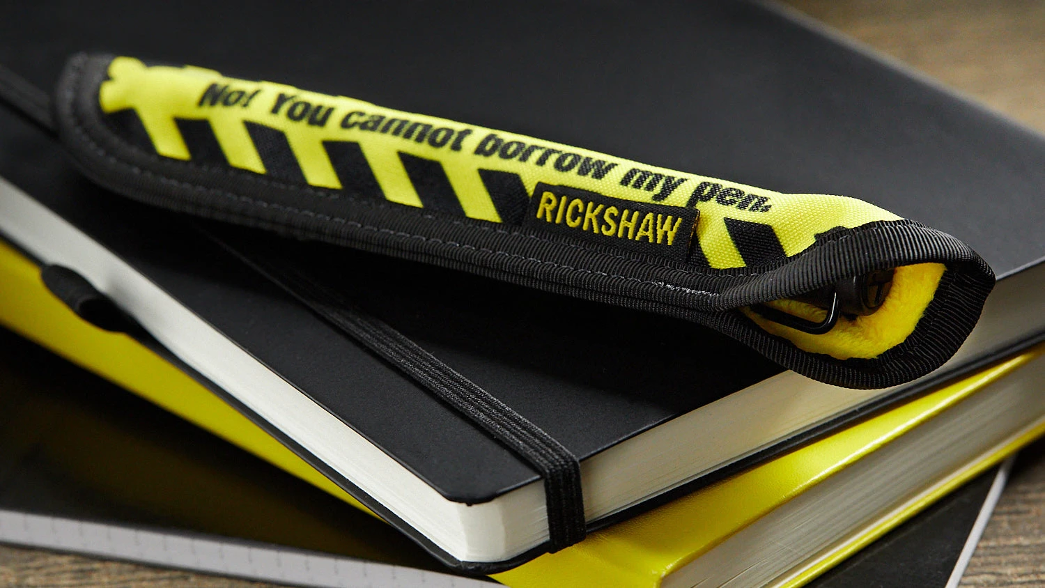 Rickshaw Bagworks 1 Pen Sleeve - No Borrow Yellow 5 Rickshaw Bagworks 1 Pen Sleeve - No Borrow Yellow - Image 5