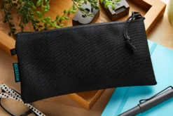 Rickshaw Bagworks Plush Pen/Gadget Pouch - Black/Peacock -Office Supplies Shop Rickshaw Pen Gadget Pouch Black 2