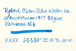 Robert Oster Blue Water Ice - 50ml Bottled Ink 23 Robert Oster Blue Water Ice - 50ml Bottled Ink -Office Supplies Shop RobertOster BlueWaterIce InkReview Leuchtturm1917 80g 1