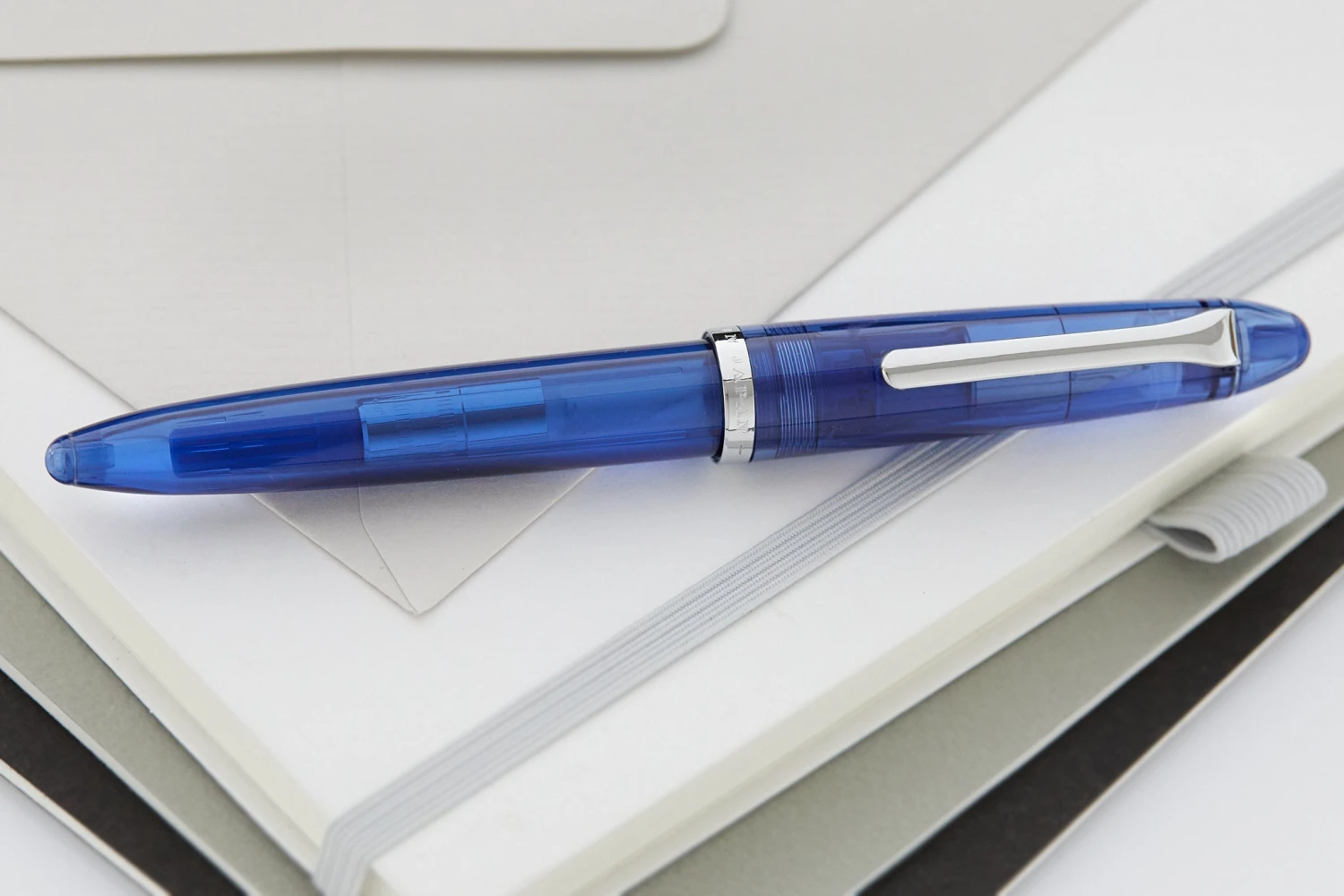 Sailor Compass 1911 Fountain Pen - Transparent Blue 7 Sailor Compass 1911 Fountain Pen - Transparent Blue - Image 7