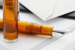 Sailor Compass 1911 Fountain Pen - Transparent Brown -Office Supplies Shop Sailor 1911 Compass BrownDemo 4