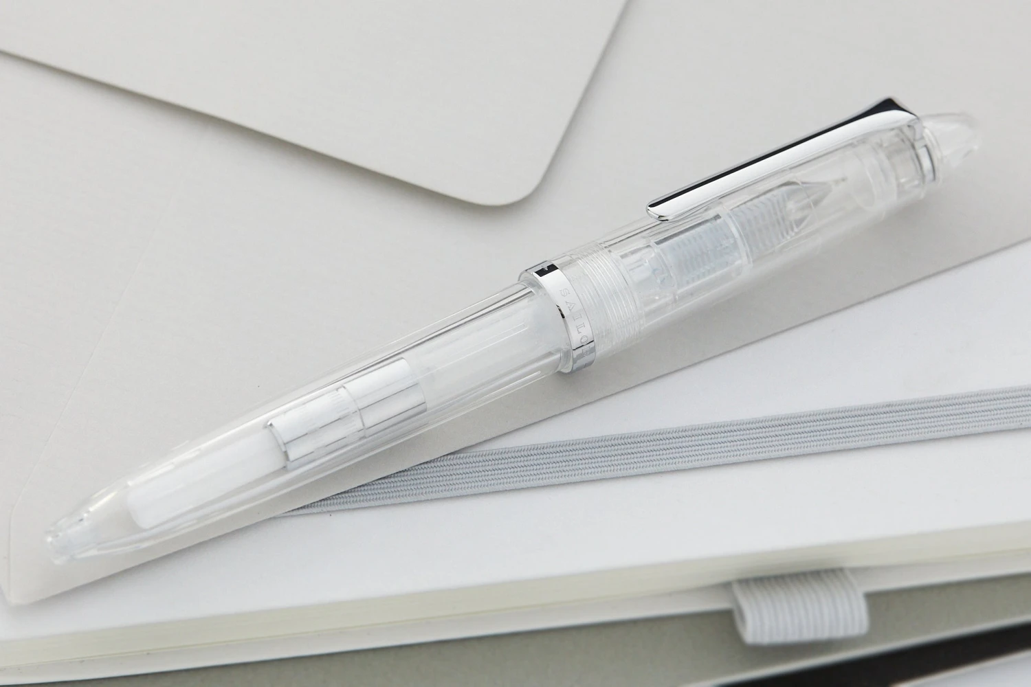 Sailor Compass 1911 Fountain Pen - Transparent Clear 7 Sailor Compass 1911 Fountain Pen - Transparent Clear - Image 7