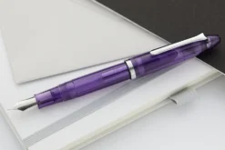Sailor Compass 1911 Fountain Pen - Transparent Purple -Office Supplies Shop Sailor 1911 Compass PurpleDemo 2