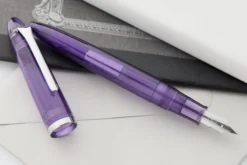 Sailor Compass 1911 Fountain Pen - Transparent Purple -Office Supplies Shop Sailor 1911 Compass PurpleDemo 3