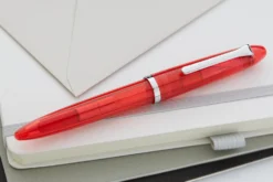 Sailor Compass 1911 Fountain Pen - Transparent Red -Office Supplies Shop Sailor 1911 Compass RedDemo 1