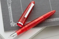 Sailor Compass 1911 Fountain Pen - Transparent Red -Office Supplies Shop Sailor 1911 Compass RedDemo 3