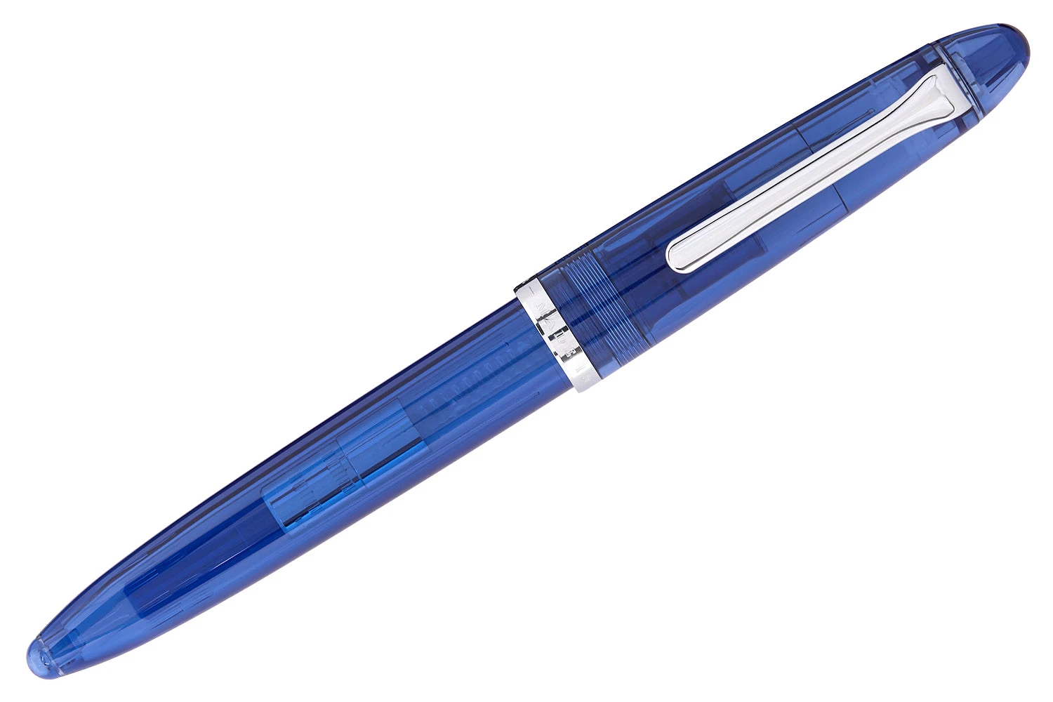 Sailor Compass 1911 Fountain Pen - Transparent Blue 2 Sailor Compass 1911 Fountain Pen - Transparent Blue - Image 2