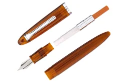 Sailor Compass 1911 Fountain Pen - Transparent Brown -Office Supplies Shop Sailor Compass Brown OW 3