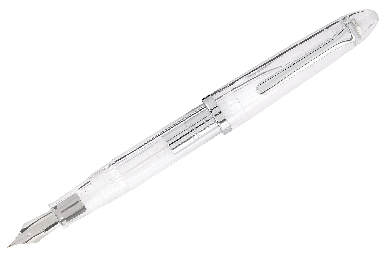 Sailor Compass 1911 Fountain Pen - Transparent Clear 1 Sailor Compass 1911 Fountain Pen - Transparent Clear