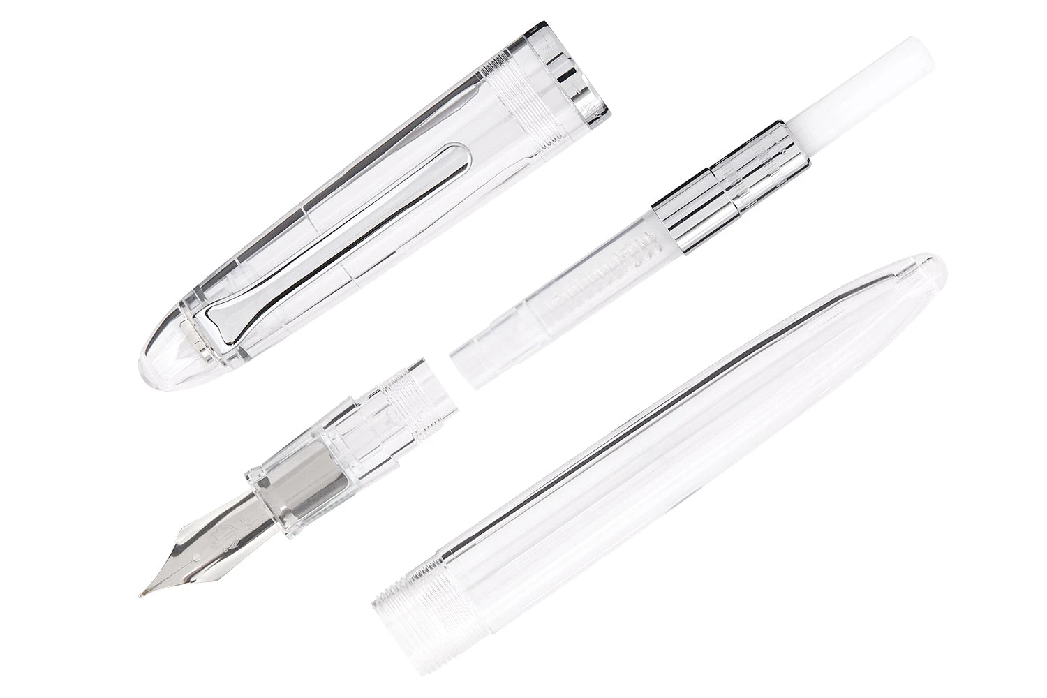 Sailor Compass 1911 Fountain Pen - Transparent Clear 3 Sailor Compass 1911 Fountain Pen - Transparent Clear - Image 3