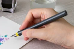 Sailor Hocoro Gray Dip Pen & Nib - Fude -Office Supplies Shop Sailor Compass Hocoro DipPen Grey FudeNib stock 5