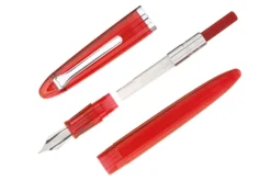 Sailor Compass 1911 Fountain Pen - Transparent Red -Office Supplies Shop Sailor Compass Red OW 3
