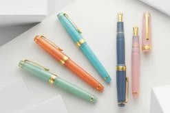Sailor Pro Gear Slim Fountain Pen - Momo (Limited Production) -Office Supplies Shop Sailor PGS SeasonalFestival Kiku Koi Momo Sasa Seri group 1