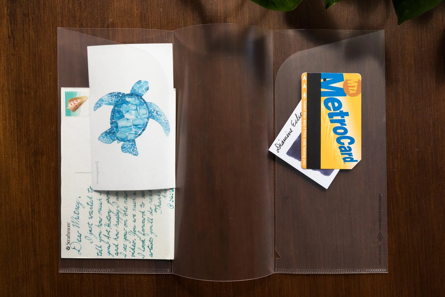 Traveler's Notebook Accessory 029 - Three-Fold File (Regular) 4 Traveler's Notebook Accessory 029 - Three-Fold File (Regular) - Image 4