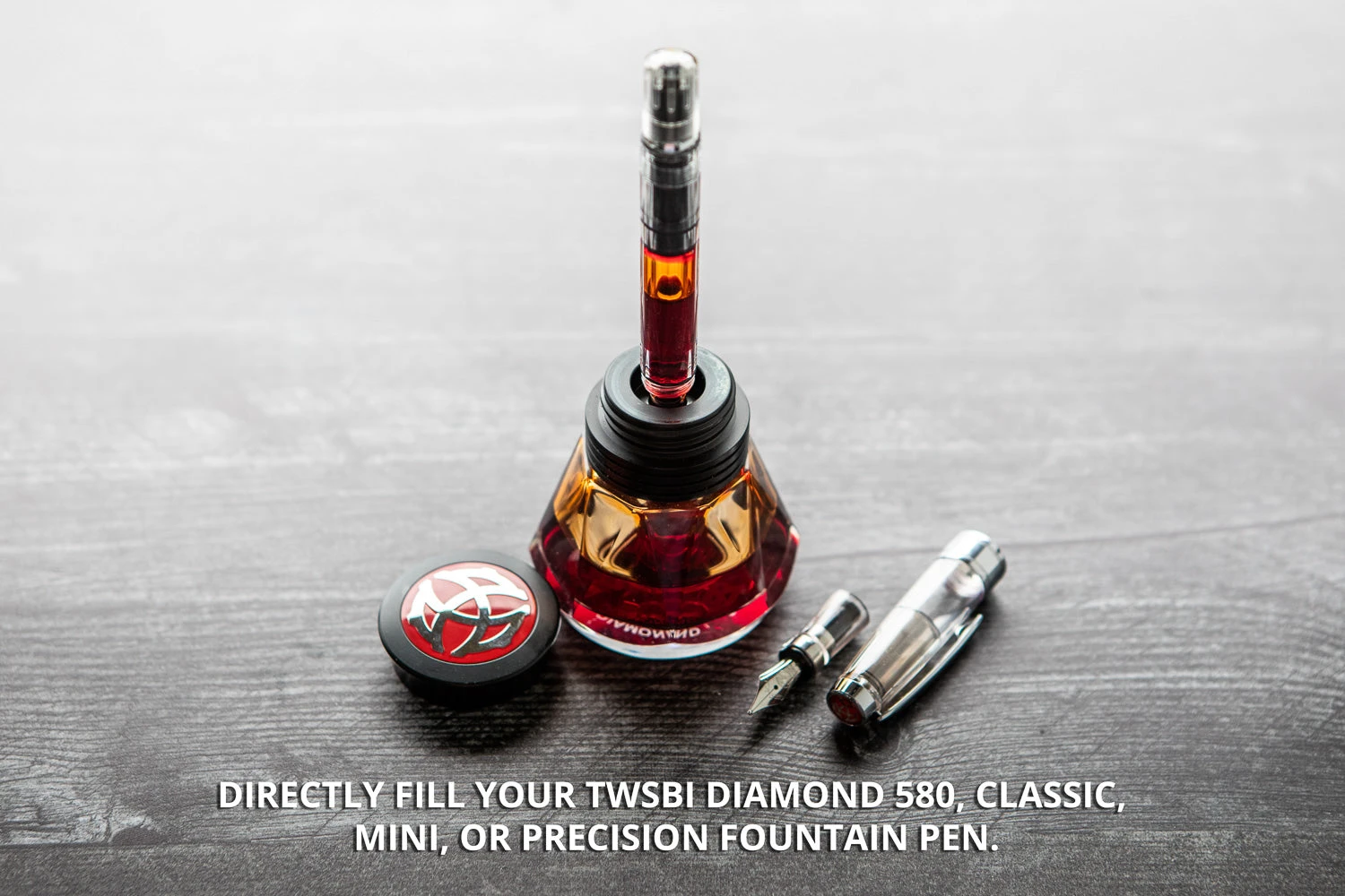 TWSBI Diamond 50 Ink Bottle - Polished AL 5 TWSBI Diamond 50 Ink Bottle - Polished AL - Image 5