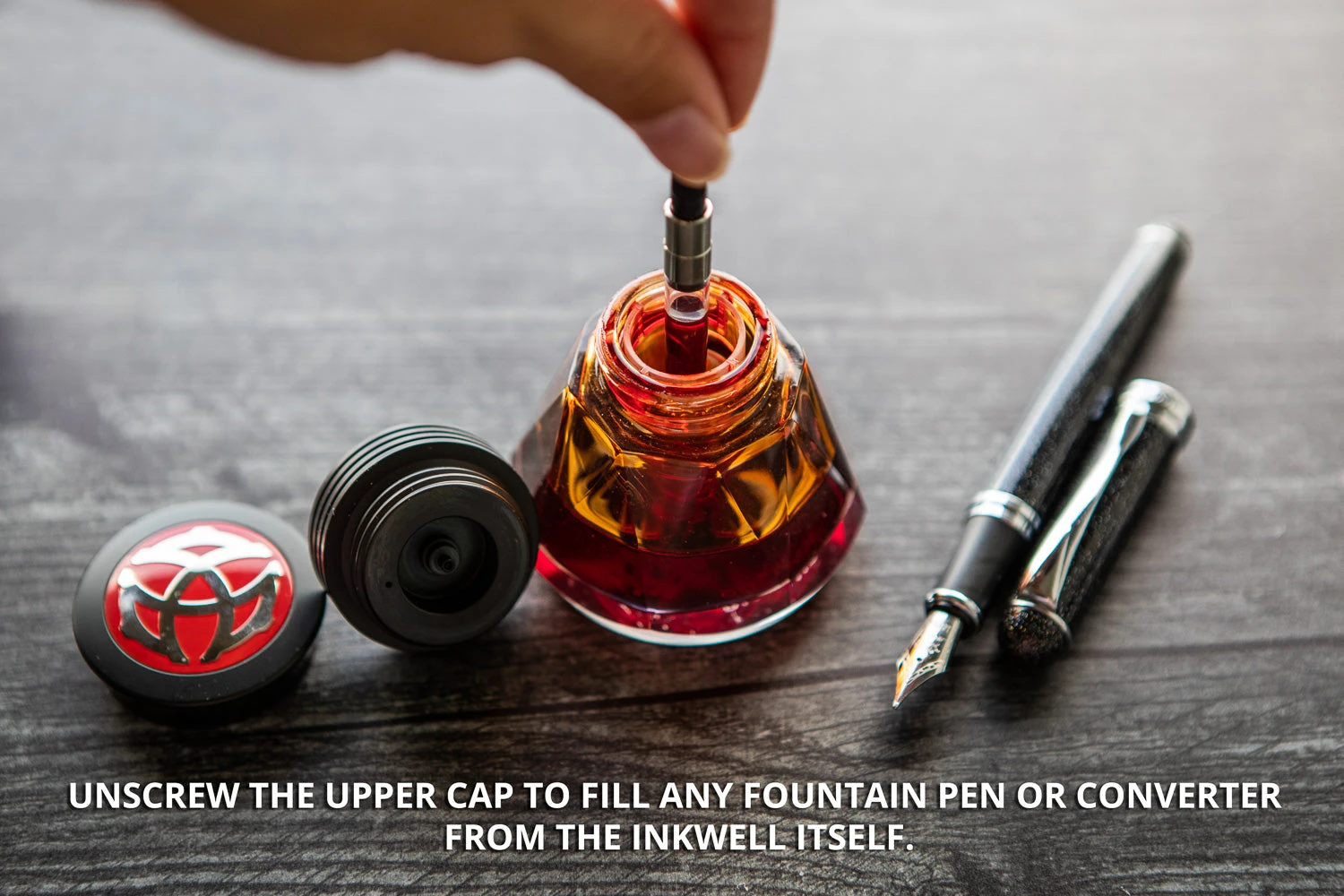 TWSBI Diamond 50 Ink Bottle - Red 5 TWSBI Diamond 50 Ink Bottle - Red - Image 5