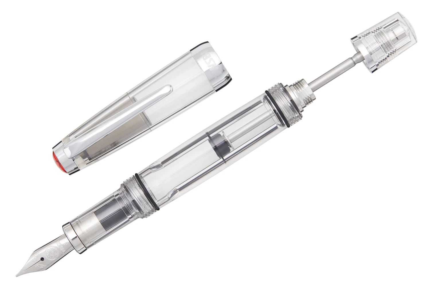 TWSBI Vac Mini Fountain Pen - Clear 3 TWSBI Vac Mini Fountain Pen - Clear - Image 3