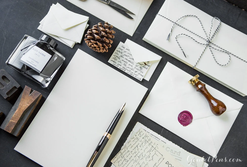 Original Crown Mill Classic Deckled Notecard Box Set - Cream 7 Original Crown Mill Classic Deckled Notecard Box Set - Cream - Image 7