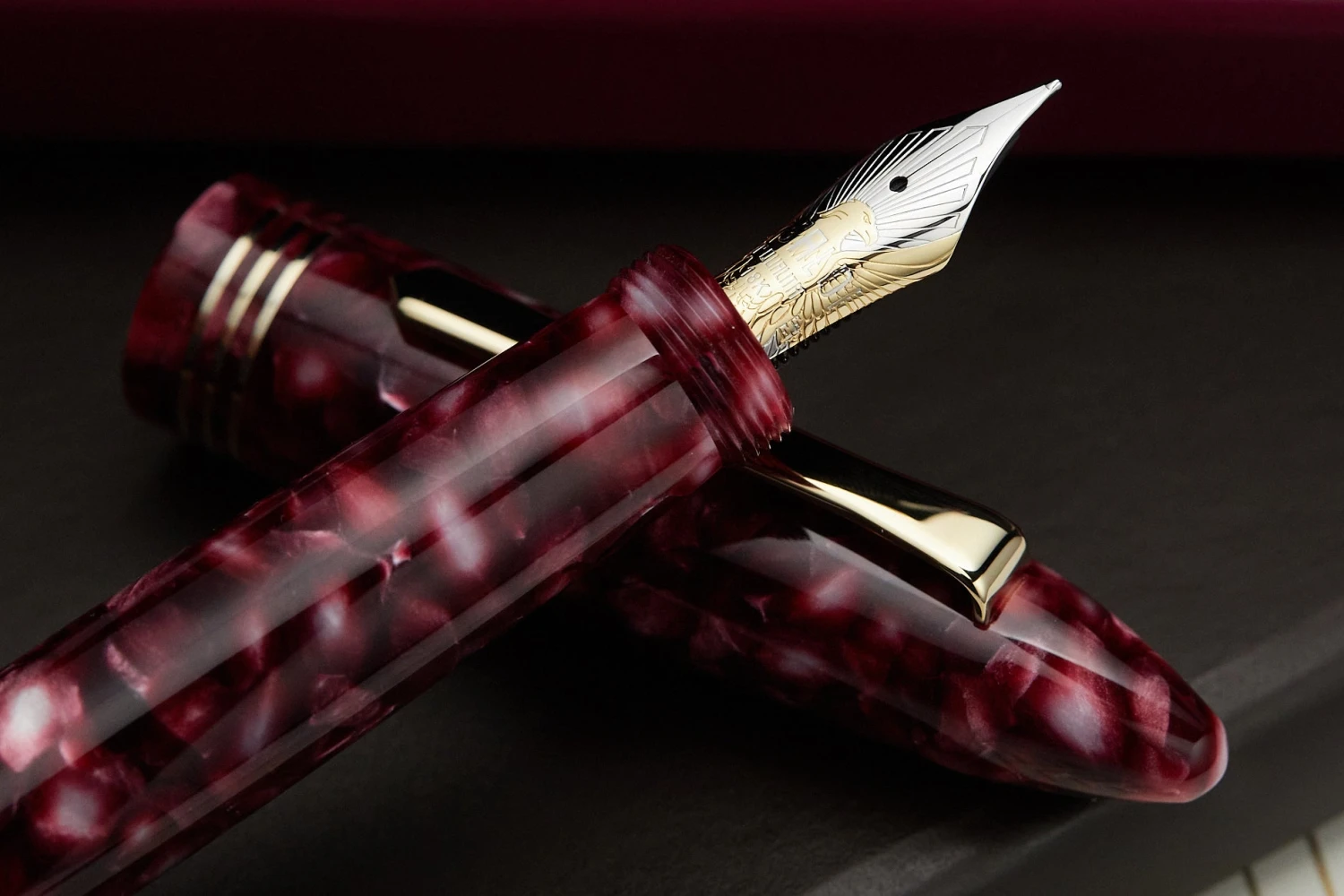 Tibaldi Bononia Fountain Pen - Pomegranate (Limited Edition) 5 Tibaldi Bononia Fountain Pen - Pomegranate (Limited Edition) - Image 5