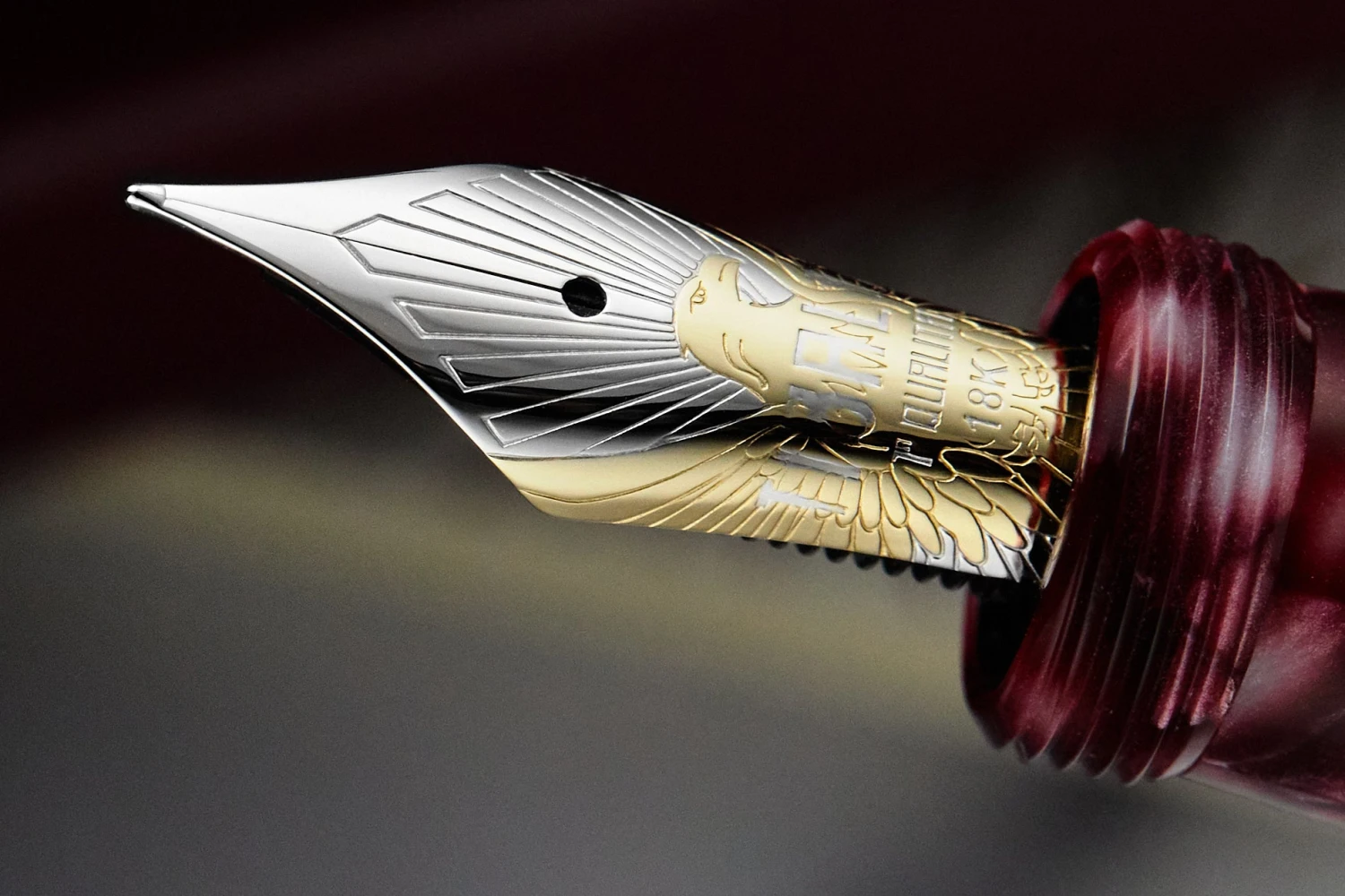 Tibaldi Bononia Fountain Pen - Pomegranate (Limited Edition) 4 Tibaldi Bononia Fountain Pen - Pomegranate (Limited Edition) - Image 4