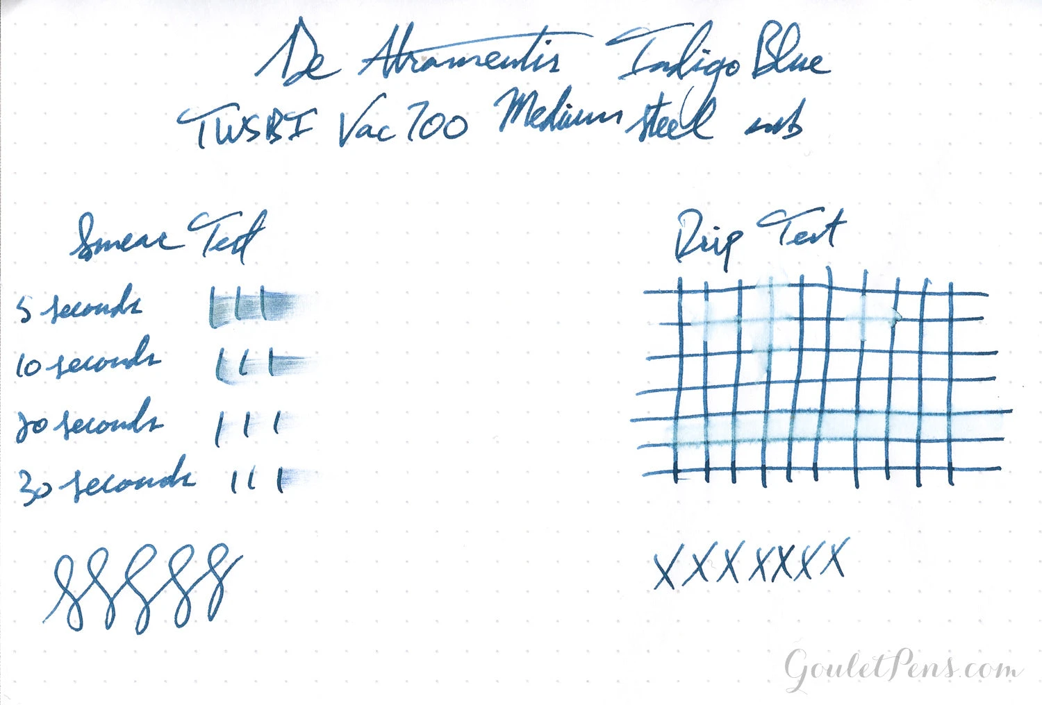De Atramentis Indigo Blue - 45ml Bottled Ink 2 De Atramentis Indigo Blue - 45ml Bottled Ink - Image 2