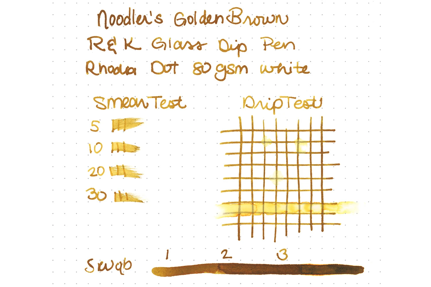 Noodler's Golden Brown - 3oz Bottled Ink 4 Noodler's Golden Brown - 3oz Bottled Ink - Image 4