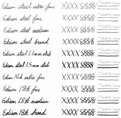 Edison #6 18k Nib Unit - Rhodium -Office Supplies Shop b160de77 f27a 4613 9926 a58556520d3d