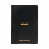 Rhodia Classic Side Staplebound A5 Notebook - Black, Dot Grid