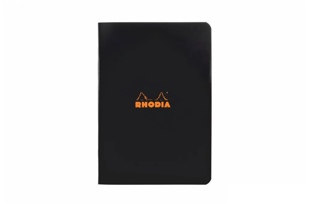 Rhodia Classic Side Staplebound A5 Notebook - Black, Lined 1 Rhodia Classic Side Staplebound A5 Notebook - Black, Lined