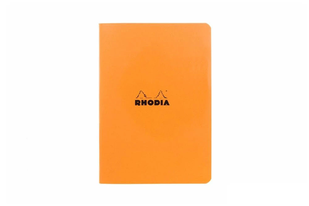 Rhodia Classic Side Staplebound A5 Notebook - Orange, Lined 1 Rhodia Classic Side Staplebound A5 Notebook - Orange, Lined